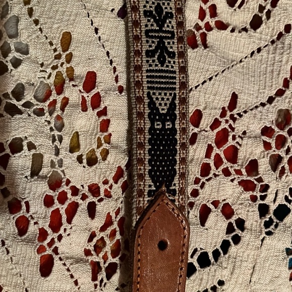 Genuine leather and macrame belt - Picture 6 of 8
